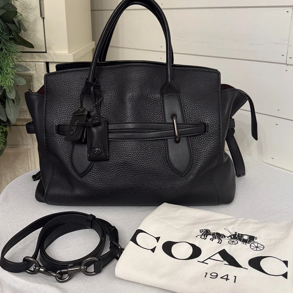Coach 1941 Shadow Carryall Leather Satchel - Picture 2 of 15